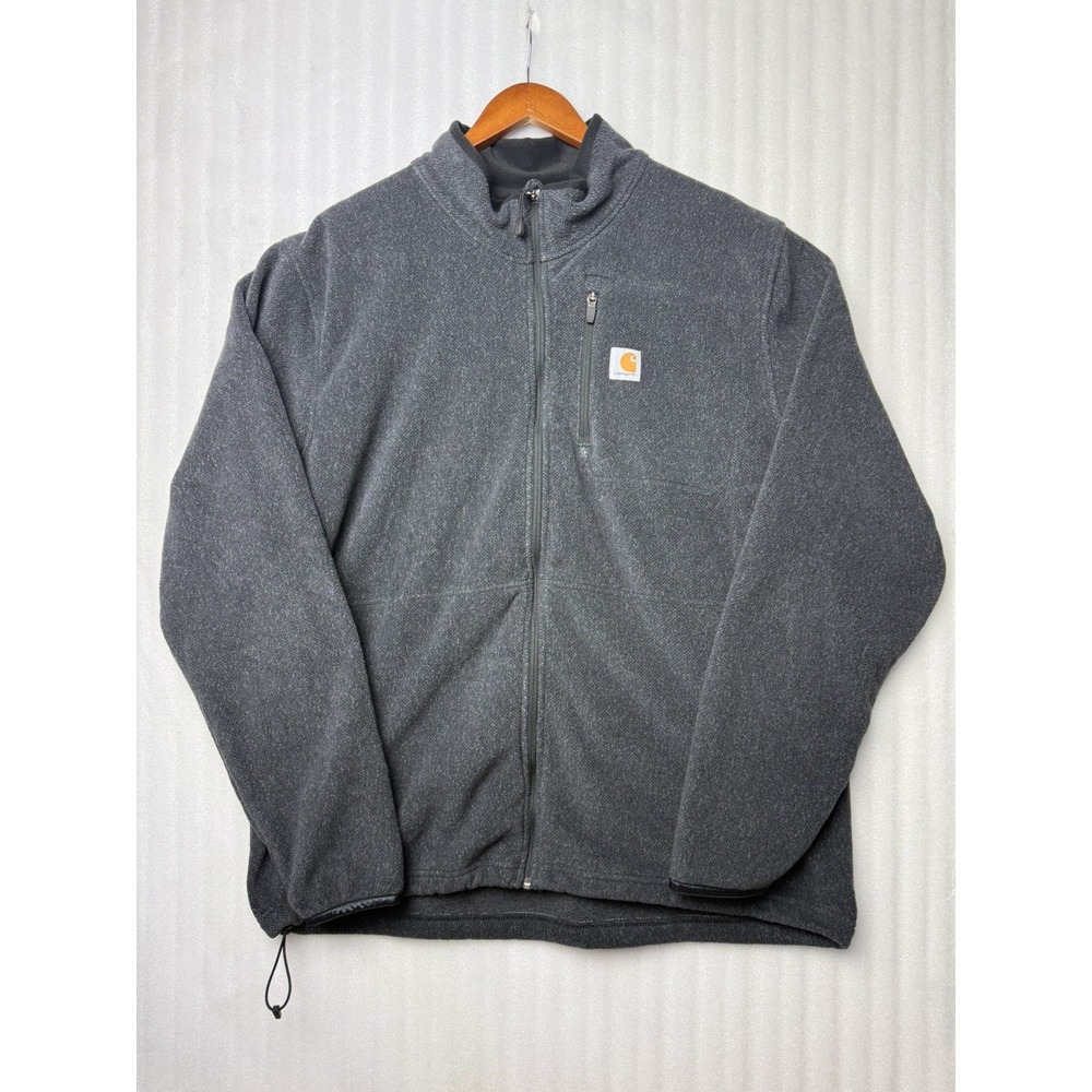 Carhartt Dalton Full Zip Fleece Jacket Men's XL-T Shadow Gray Work 103832-036